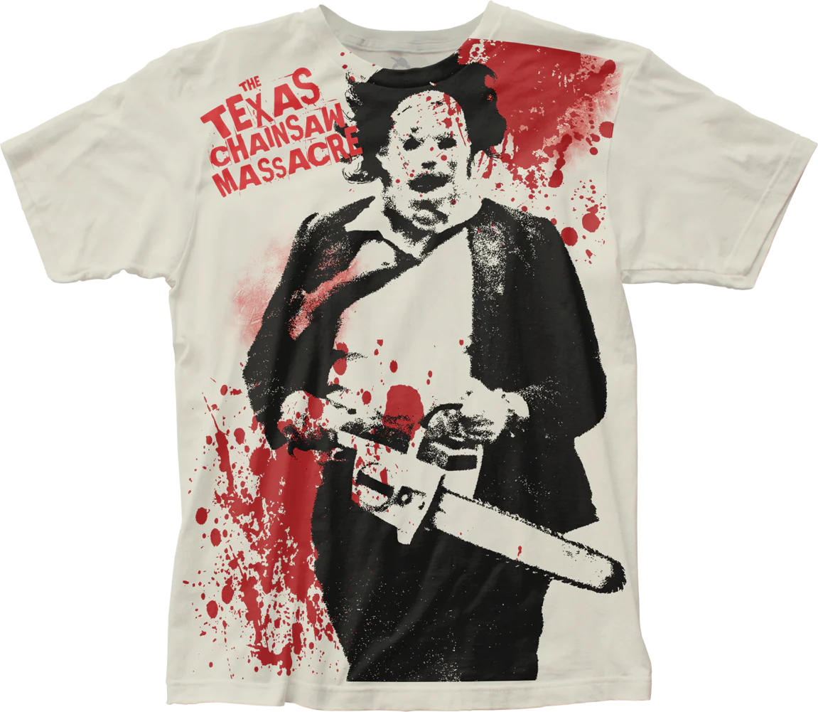 Blood-Splattered Texas Chainsaw Massacre T-Shirt