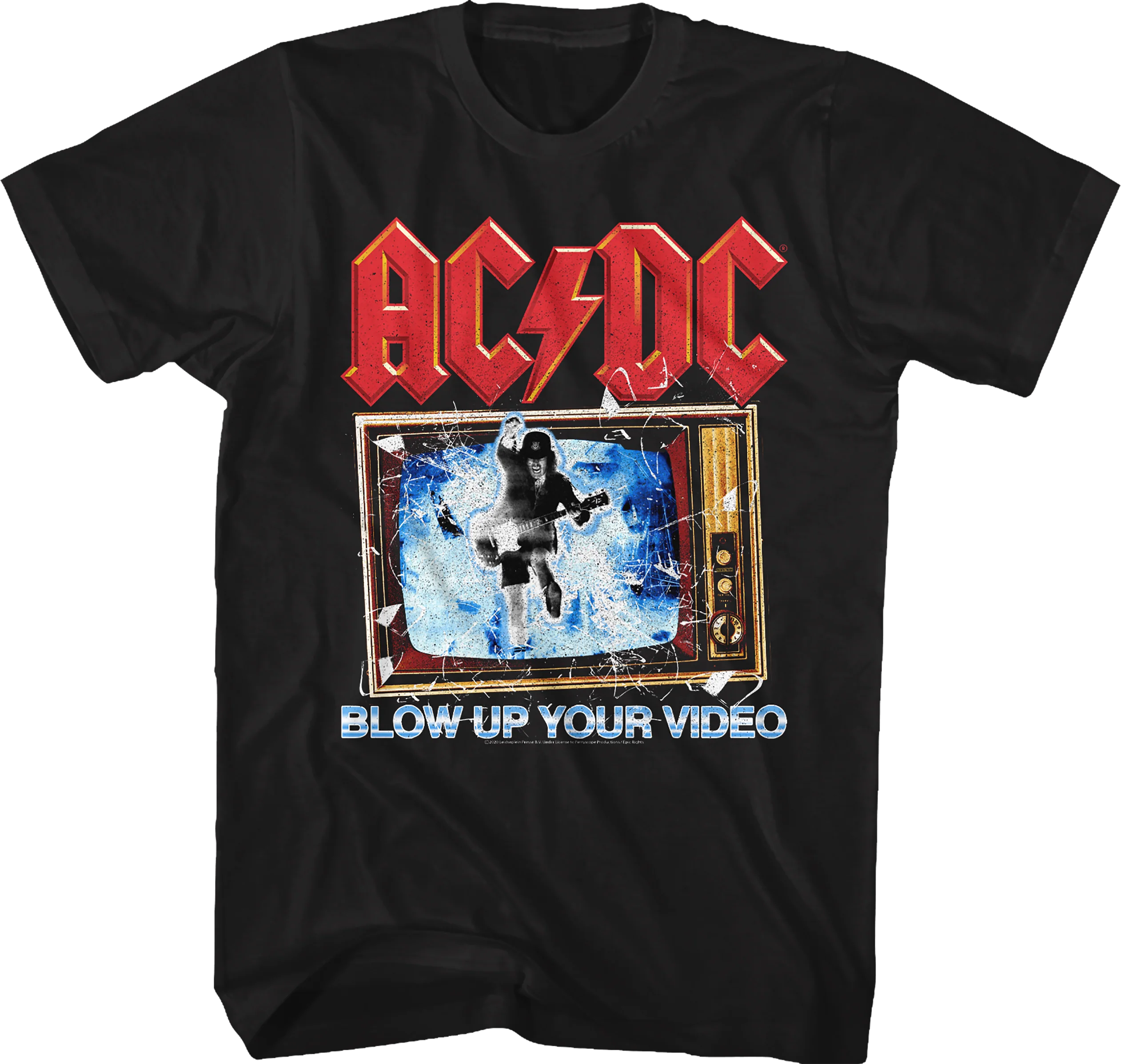 Blow Up Your Video Album Cover ACDC T-Shirt