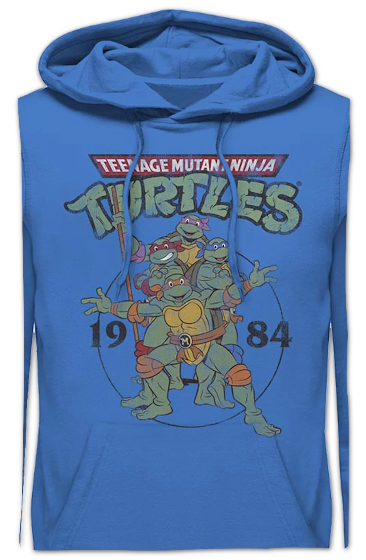 Blue 1984 Teenage Mutant Ninja Turtles Hoodie - Image 2