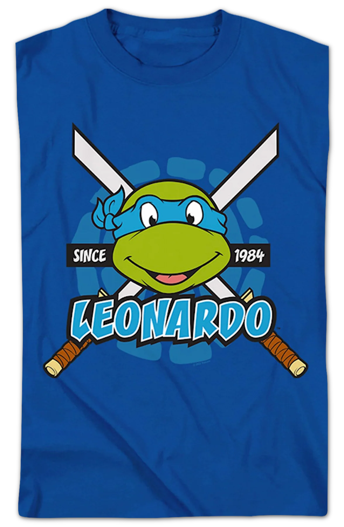 Blue Leonardo Since 1984 Teenage Mutant Ninja Turtles T-Shirt - Image 2