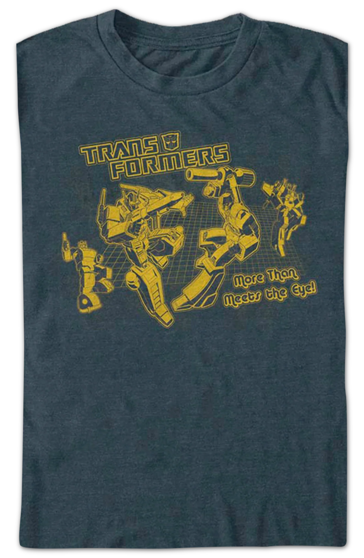 Blue More Than Meets The Eye Transformers T-Shirt - Image 2