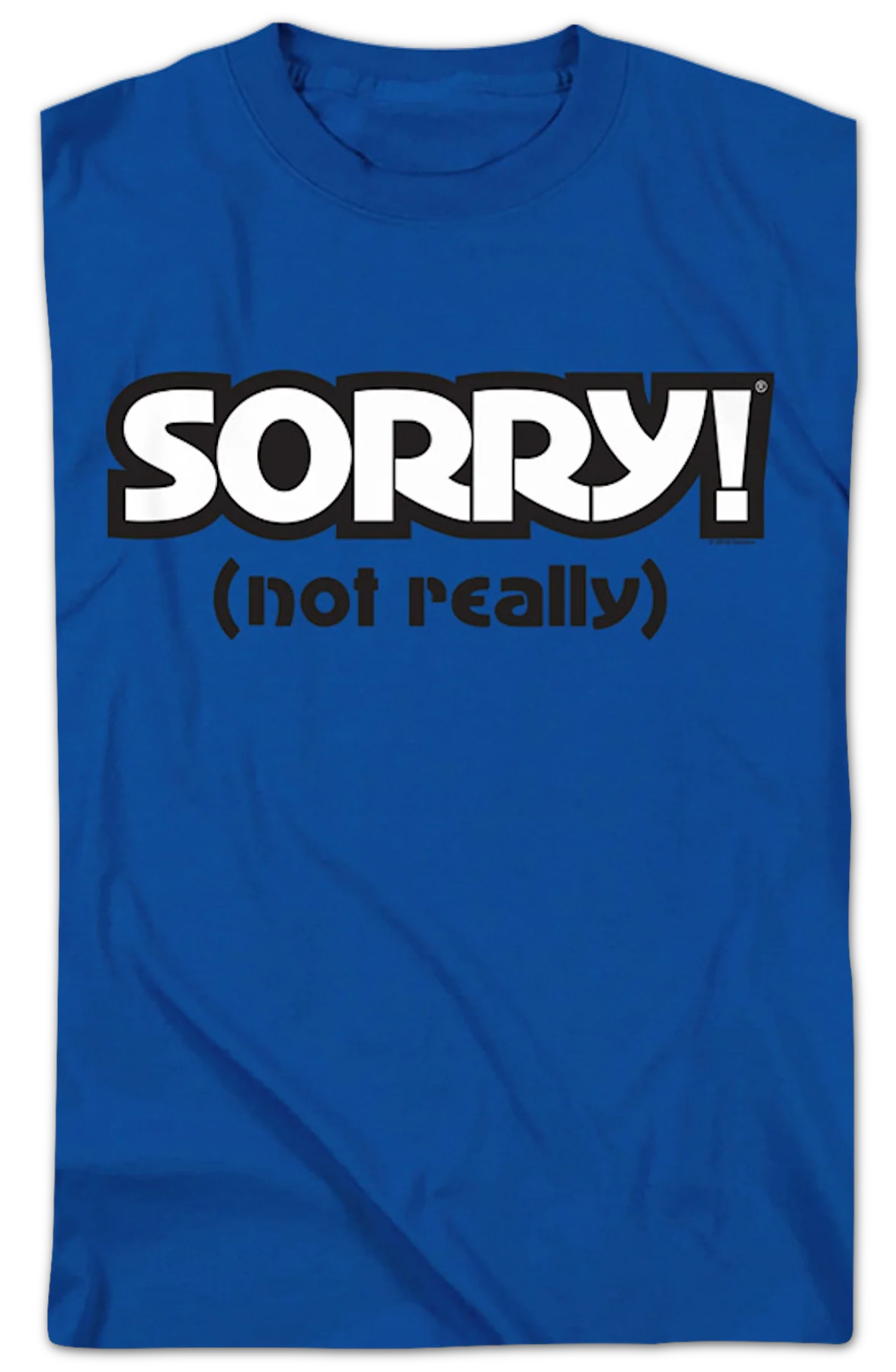 Blue Sorry T-Shirt - Image 2