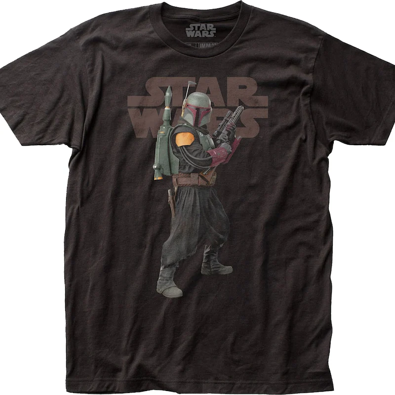 Boba Fett Action Pose The Mandalorian Star Wars T-Shirt