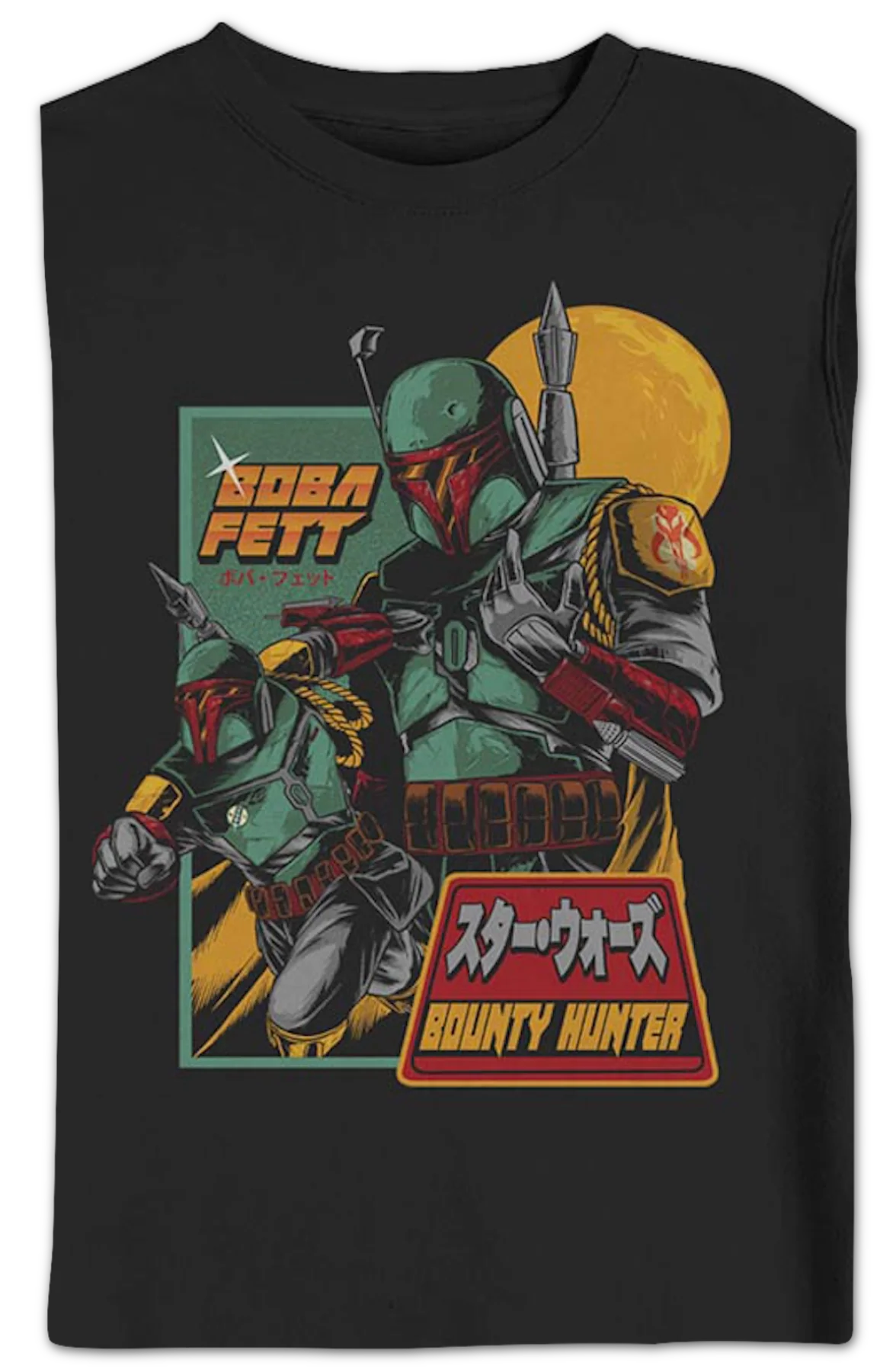 Boba Fett Bounty Hunter Collage Star Wars Sweatshirt - Image 2