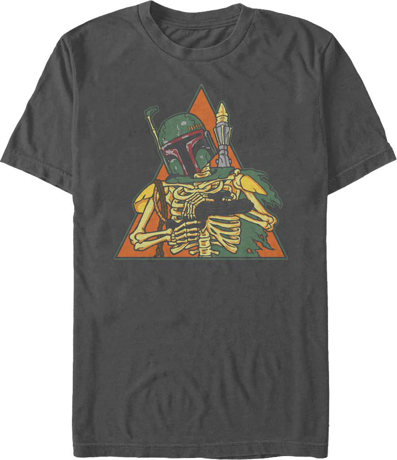 Boba Fett Skeleton Star Wars T-Shirt