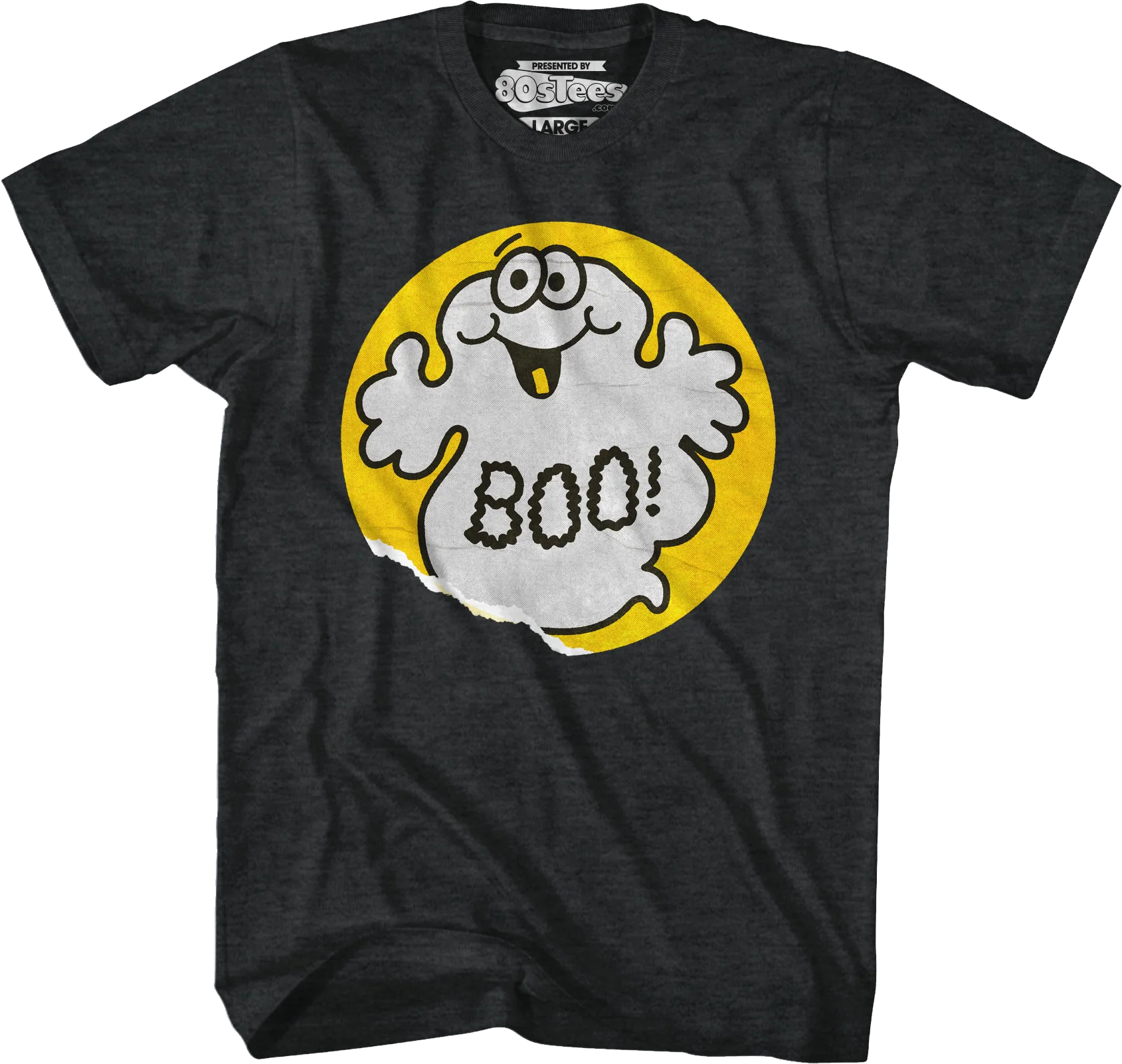 Boo Ghost Scratch & Sniff Sticker T-Shirt - Image 13