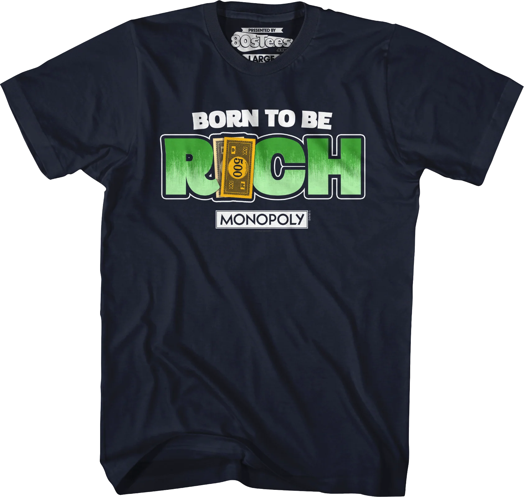 Born To Be Rich Monopoly T-Shirt - Image 23