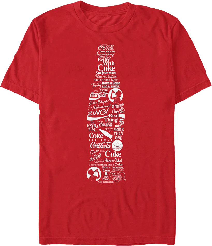 Bottle Shape Coca-Cola T-Shirt