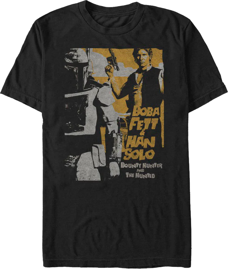 Bounty Hunter And The Hunted Star Wars T-Shirt