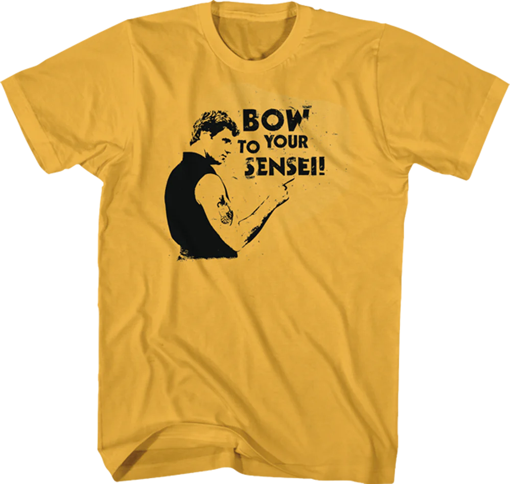 Bow To Your Sensei Karate Kid T-Shirt