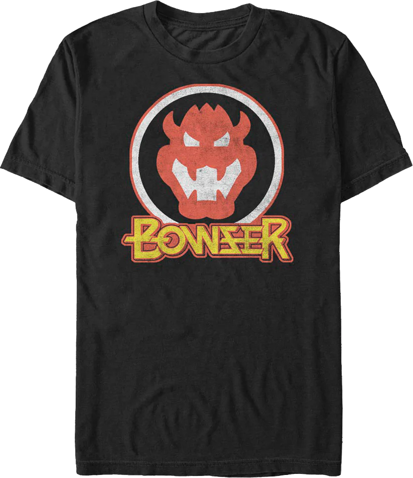 Bowser Logo Super Mario Bros. Nintendo T-Shirt