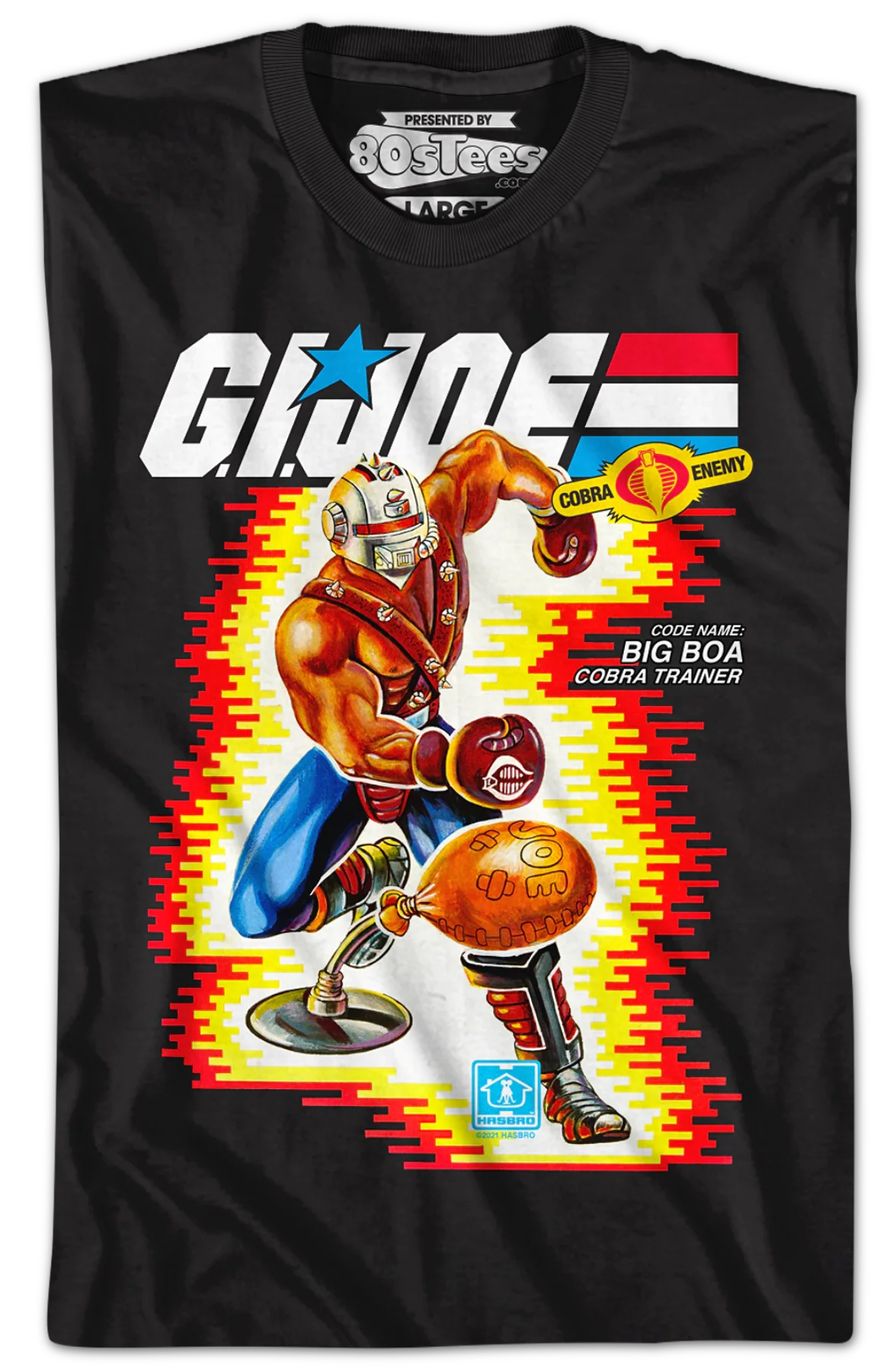 Box Art Big Boa GI Joe T-Shirt - Image 2