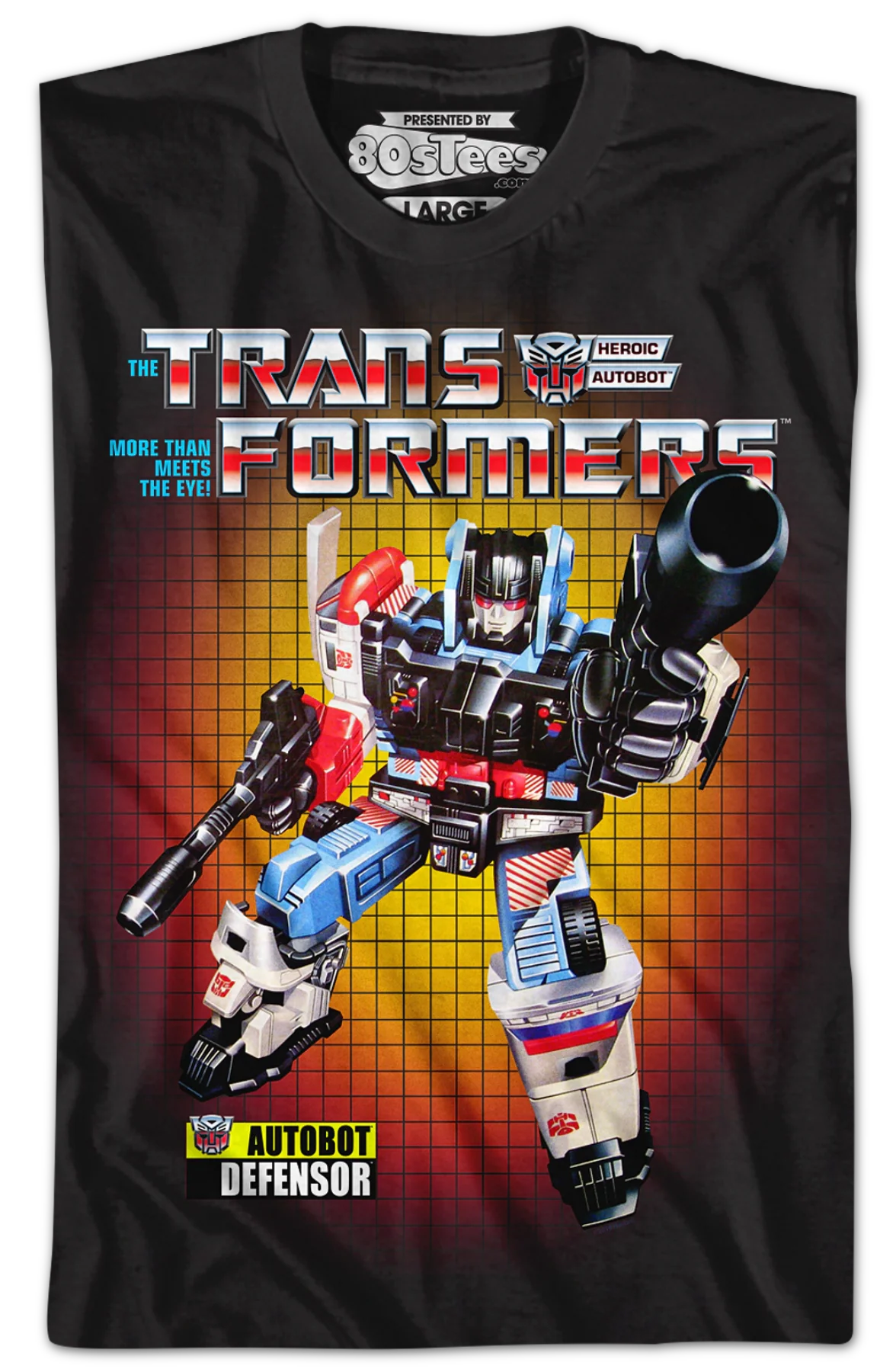 Box Art Defensor Transformers T-Shirt - Image 2