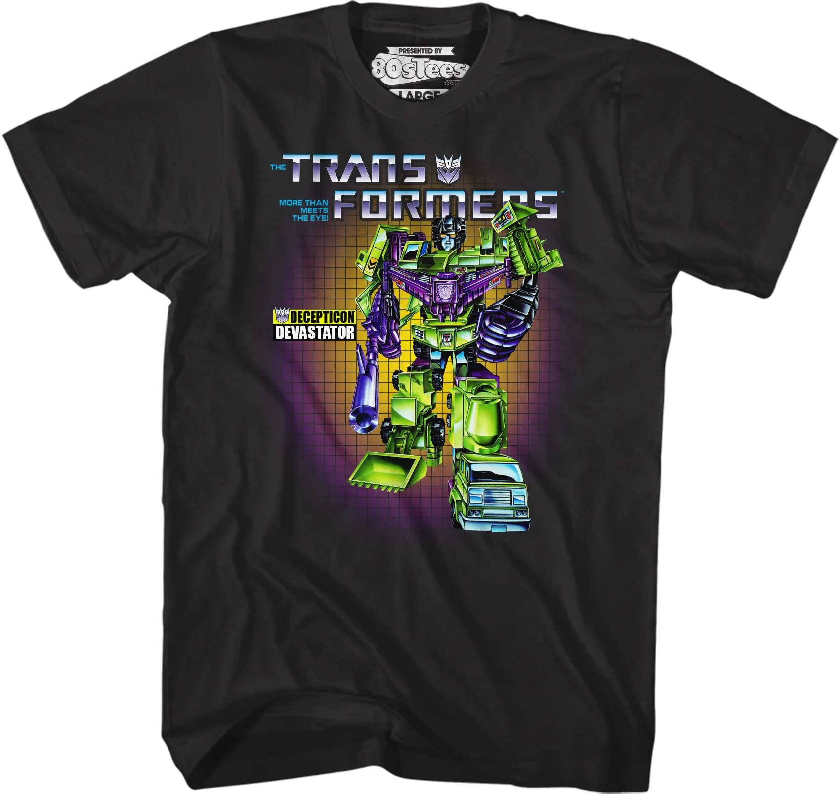Box Art Devastator Transformers T-Shirt