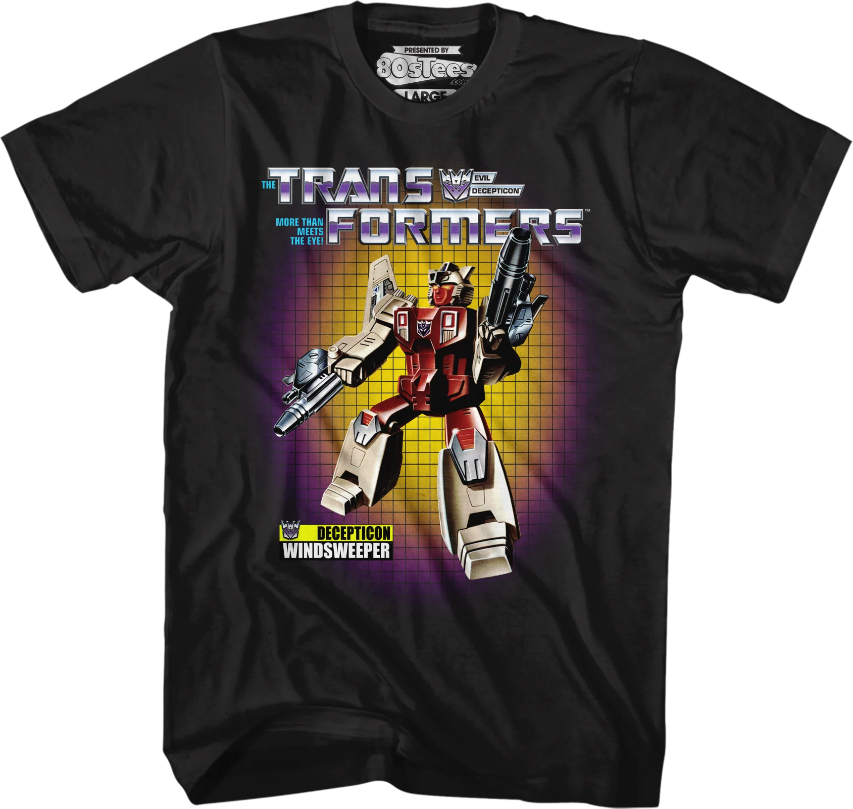 Box Art Windsweeper Transformers T-Shirt