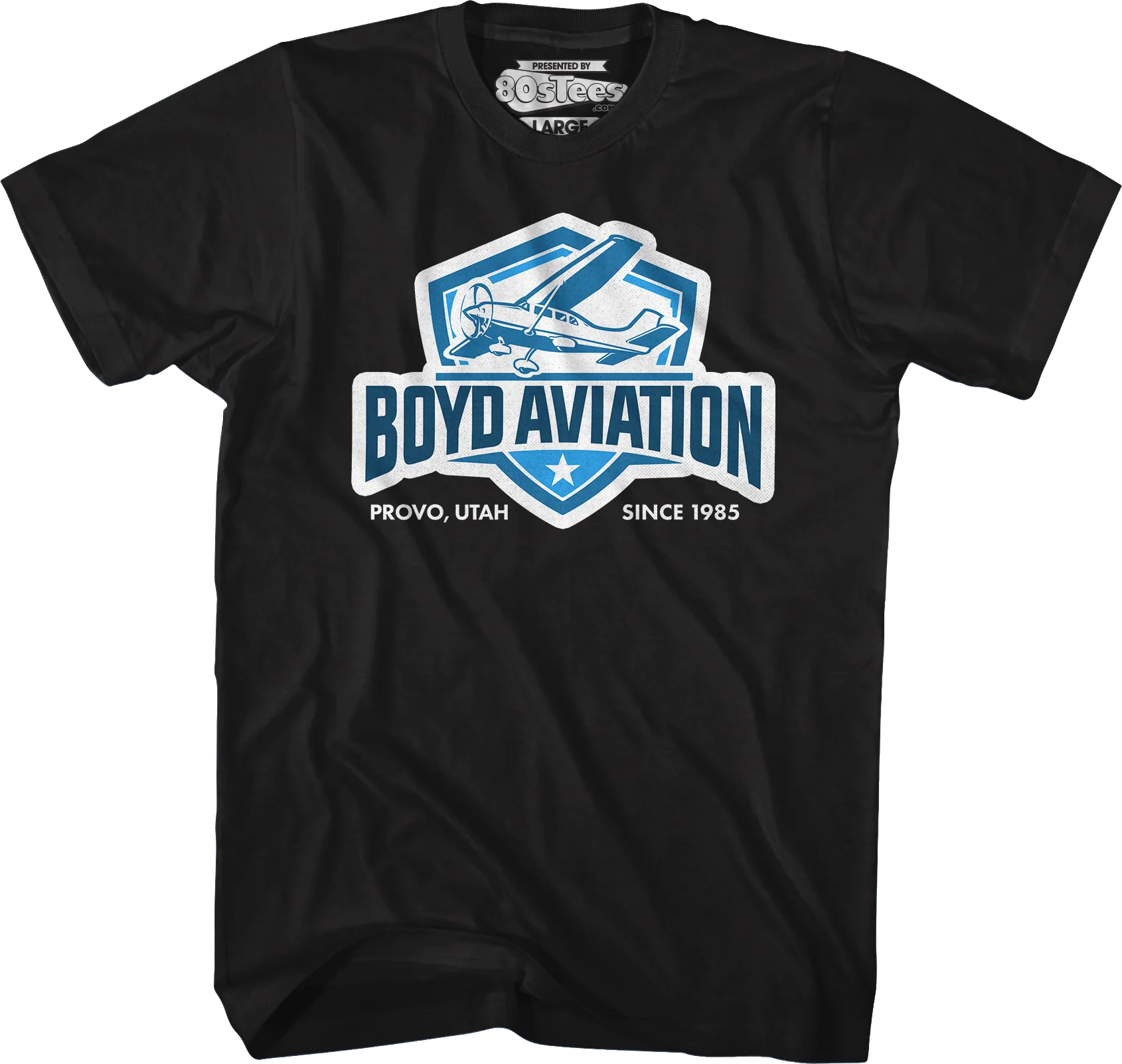 Boyd Aviation Logo Fletch T-Shirt - Image 4