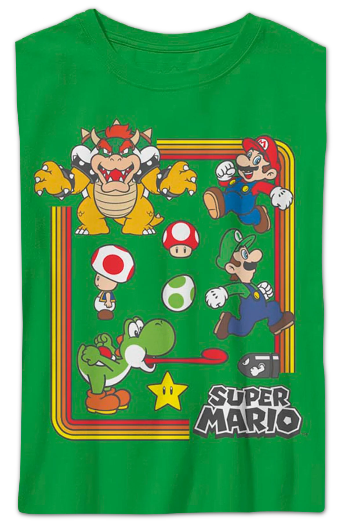 Boys Youth Characters Super Mario Bros. Shirt - Image 2