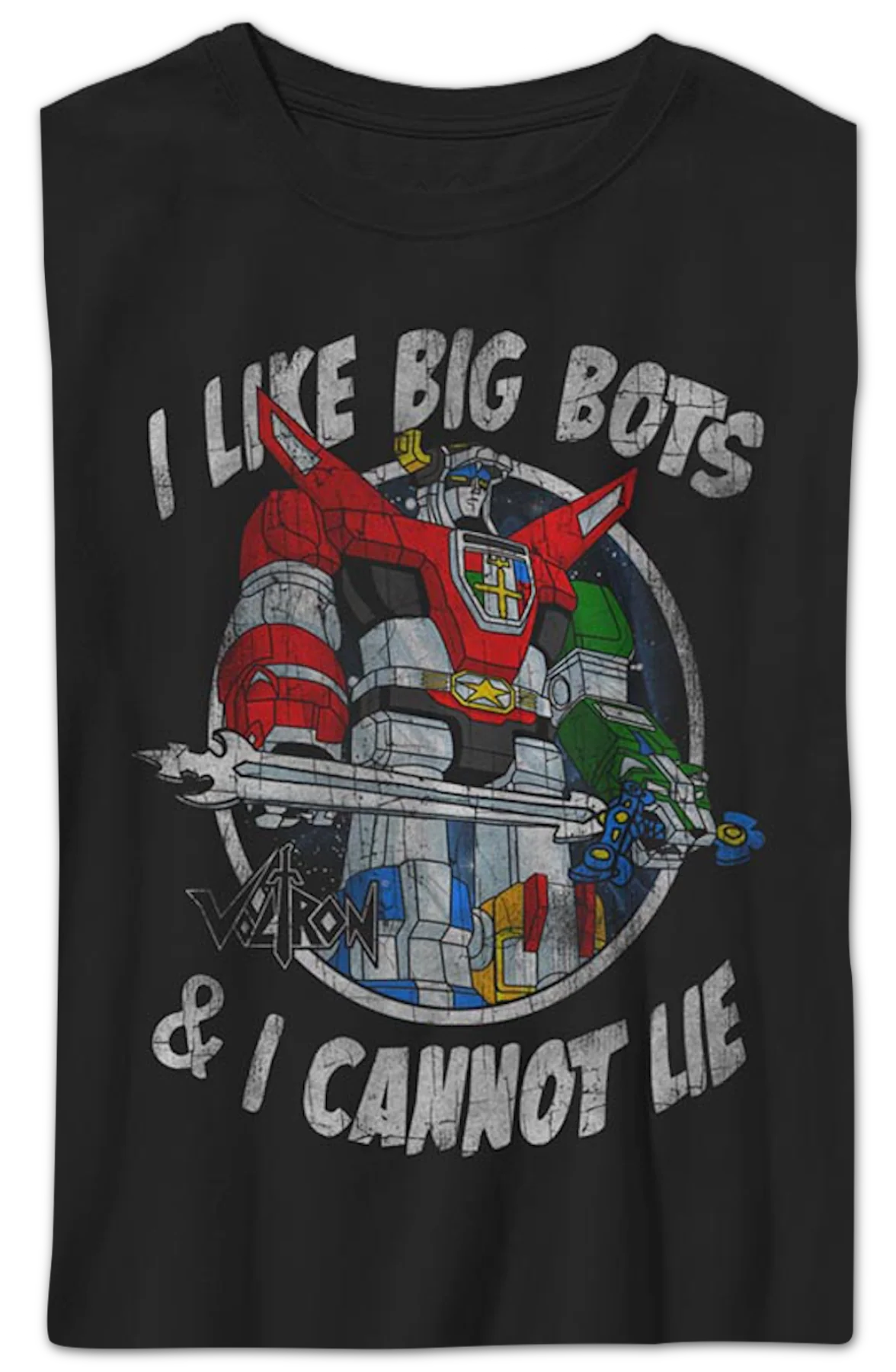 Boys Youth I Like Big Bots & I Cannot Lie Voltron Shirt - Image 2