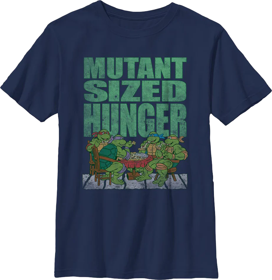 Boys Youth Mutant Sized Hunger Teenage Mutant Ninja Turtles Shirt