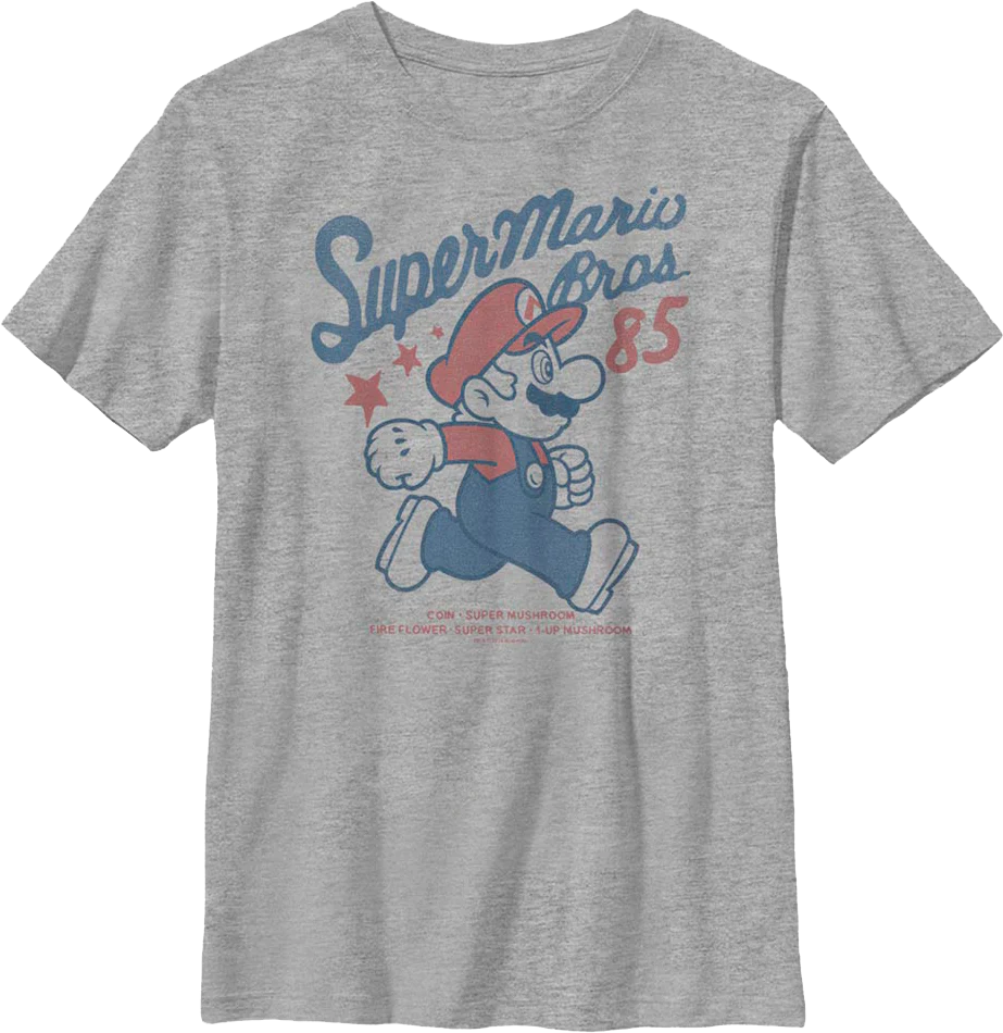 Boys Youth Power-Ups Super Mario Bros. Shirt