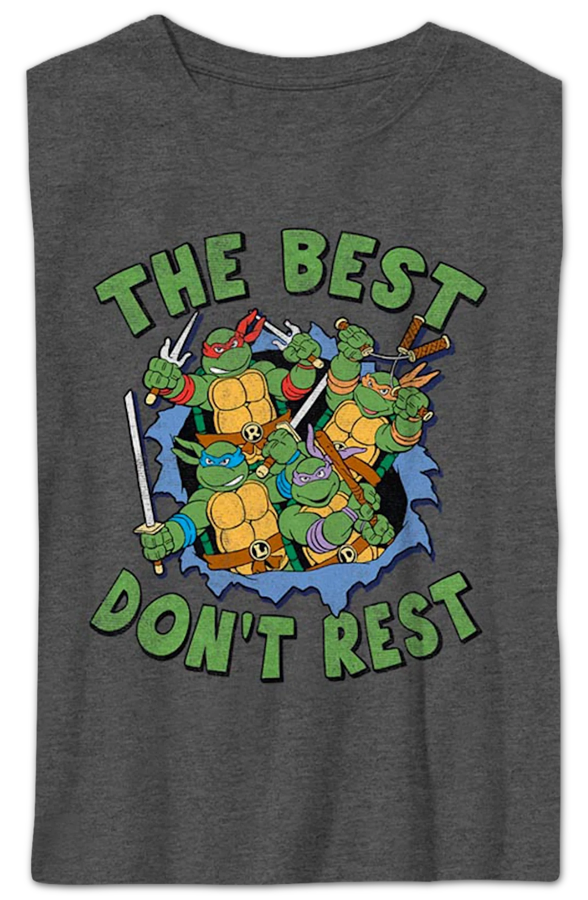 Boys Youth The Best Don't Rest Teenage Mutant Ninja Turtles T-Shirt - Image 2