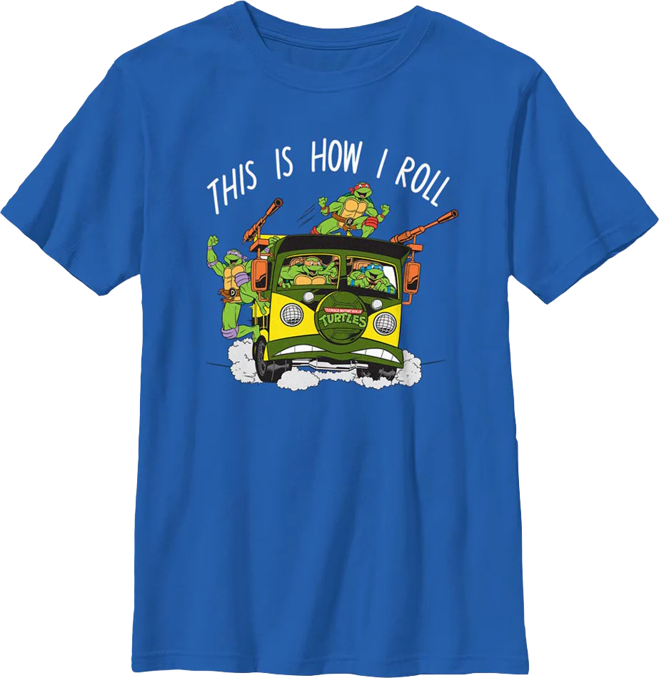 Boys Youth This Is How I Roll Teenage Mutant Ninja Turtles Shirt