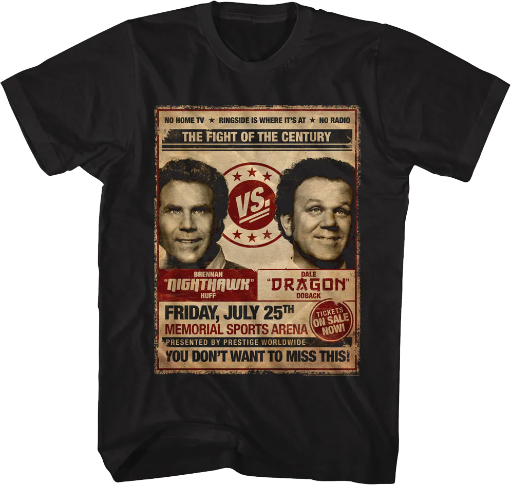 Brennan Huff vs. Dale Doback Step Brothers T-Shirt