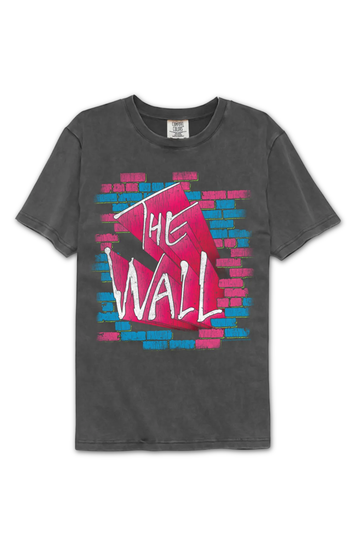 Brick Wall Pink Floyd Comfort Colors Brand T-Shirt - Image 2
