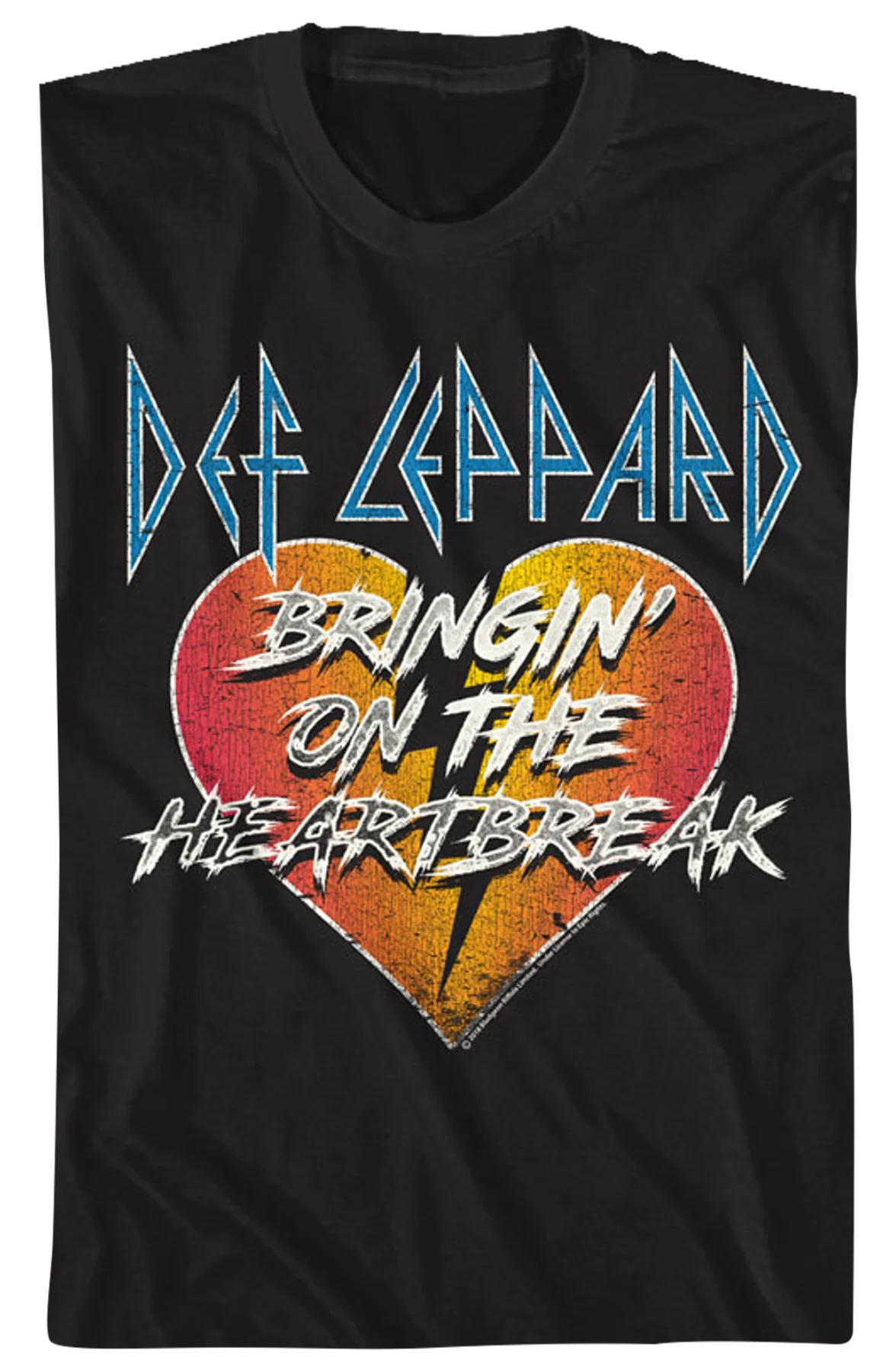 Bringin' On The Heartbreak Def Leppard T-Shirt - Image 2