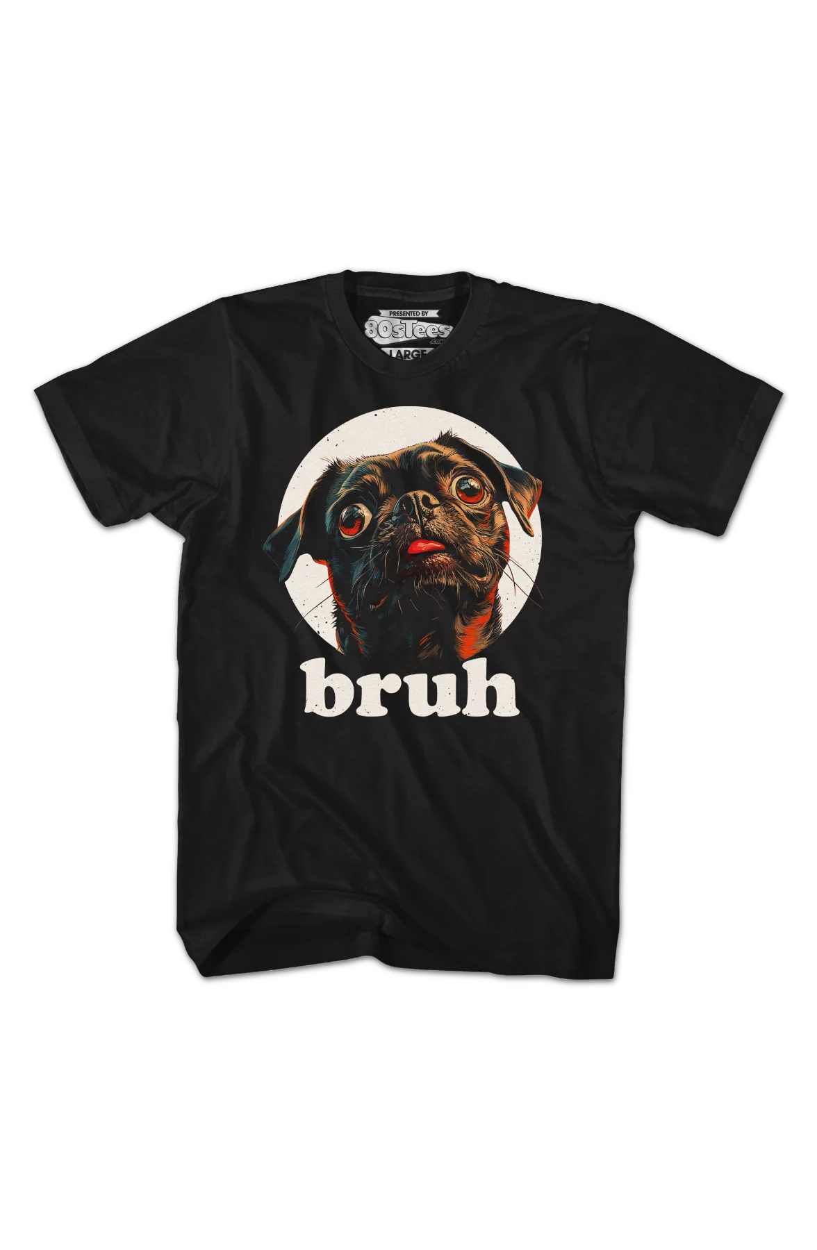 Bruh Pug T-Shirt - Image 2