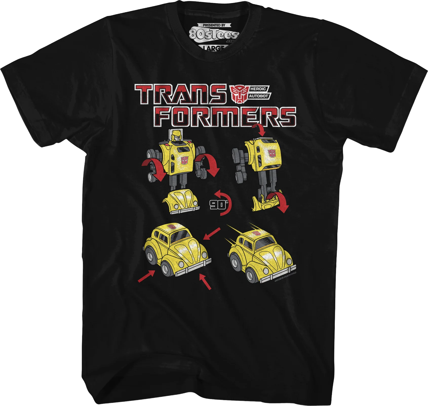 Bumblebee Form Steps Transformers T-Shirt - Image 4