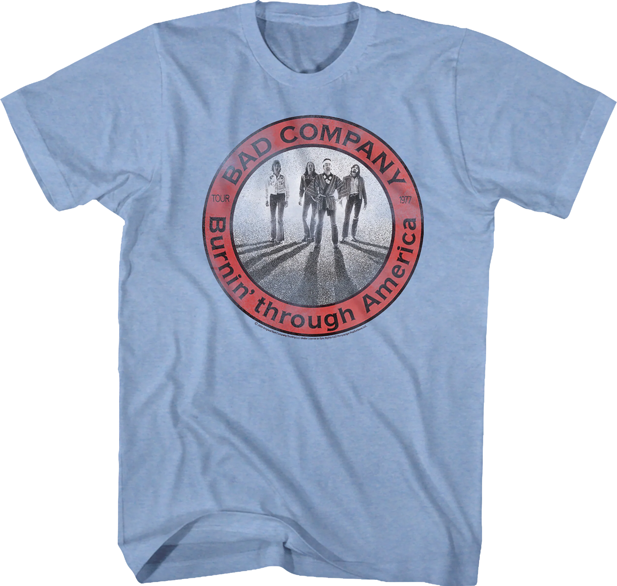 Burnin' Through America Tour Bad Company T-Shirt