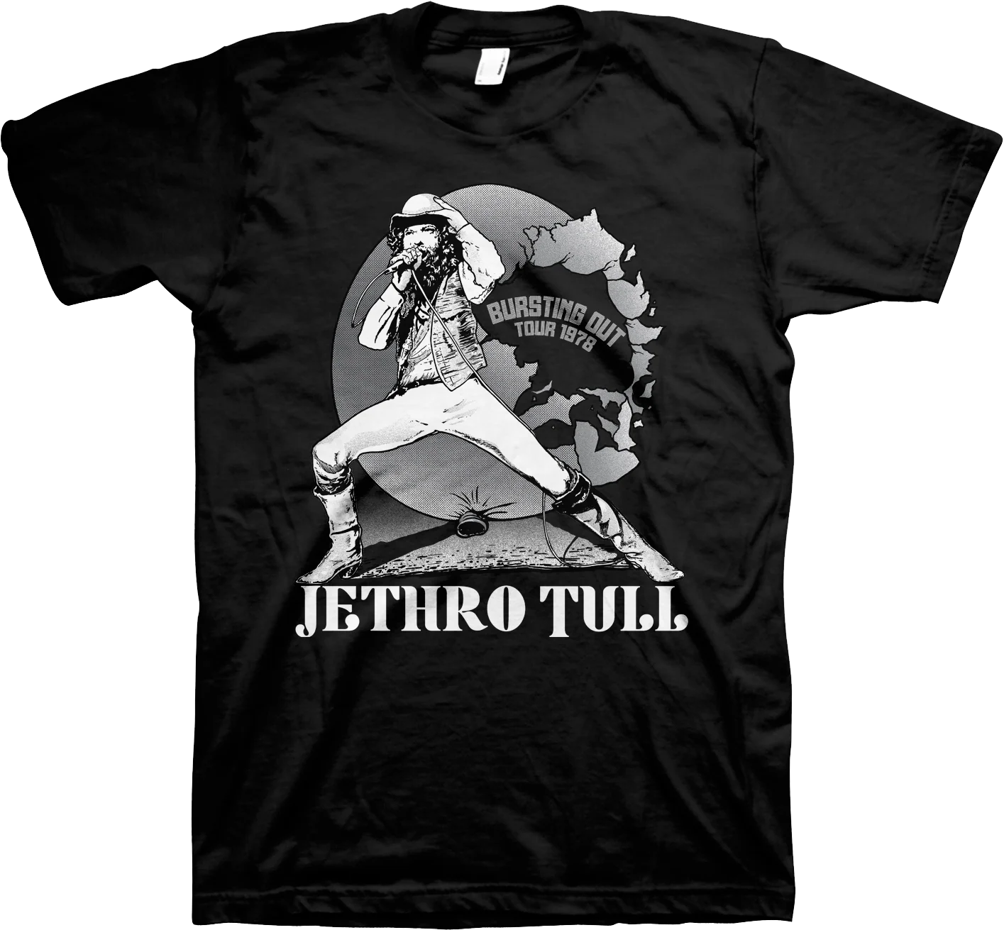 Bursting Out Tour 1978 Jethro Tull T-Shirt