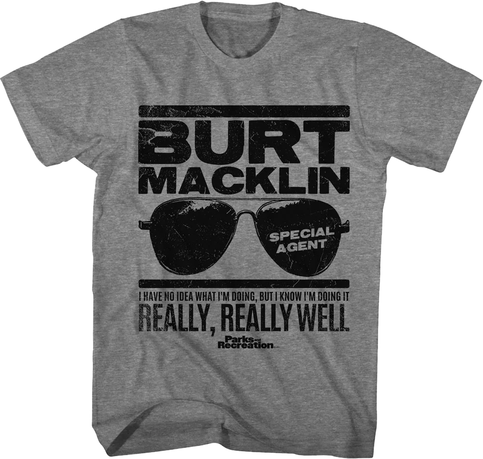 Burt Macklin Parks And Recreation T-Shirt