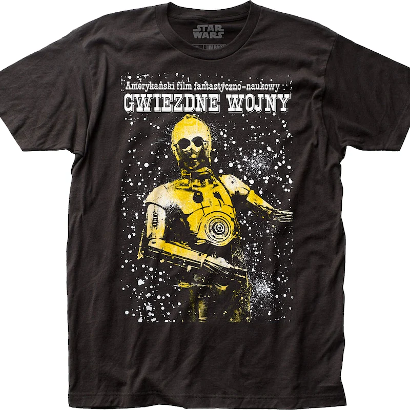 C-3PO Polish Poster Star Wars T-Shirt