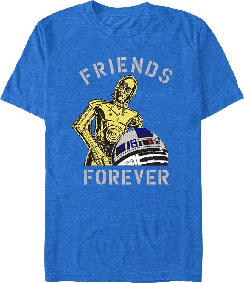 C-3PO & R2-D2 Friends Forever Star Wars T-Shirt