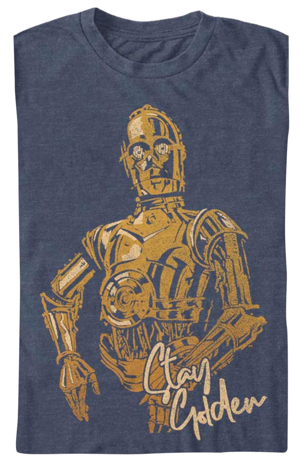 C-3PO Stay Golden Star Wars T-Shirt - Image 2