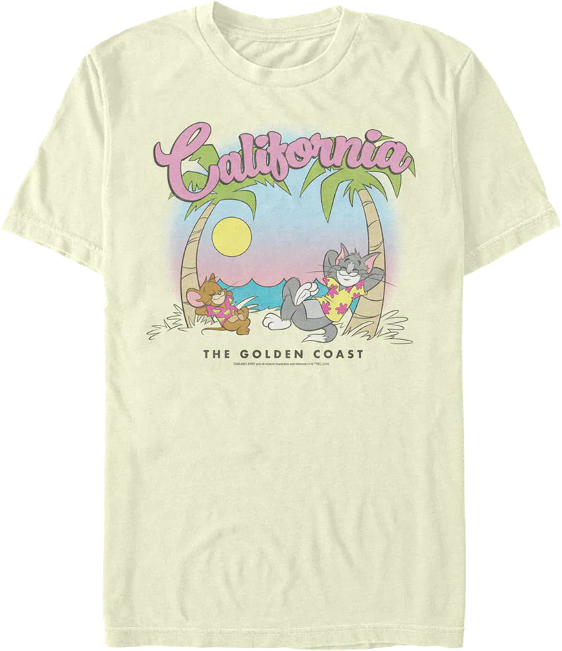 California Tom and Jerry T-Shirt