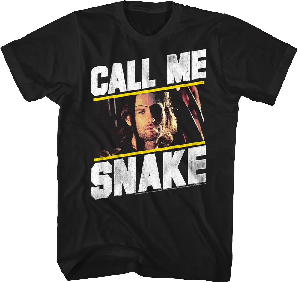 Call Me Snake Escape From New York Shirt
