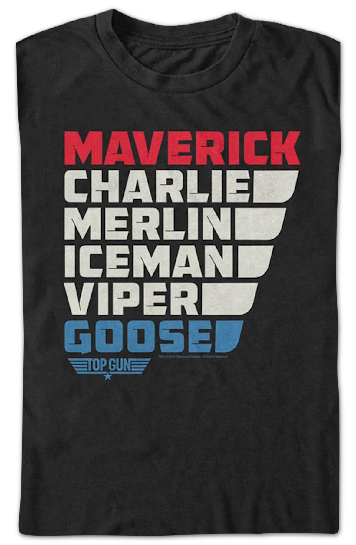Callsign Names Top Gun T-Shirt - Image 2