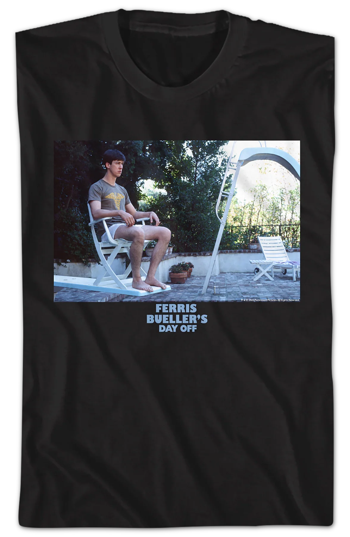 Cameron Poolside Ferris Bueller's Day Off T-Shirt - Image 2