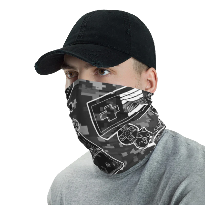 Camo Controller Diagram Nintendo Neck Gaiter
