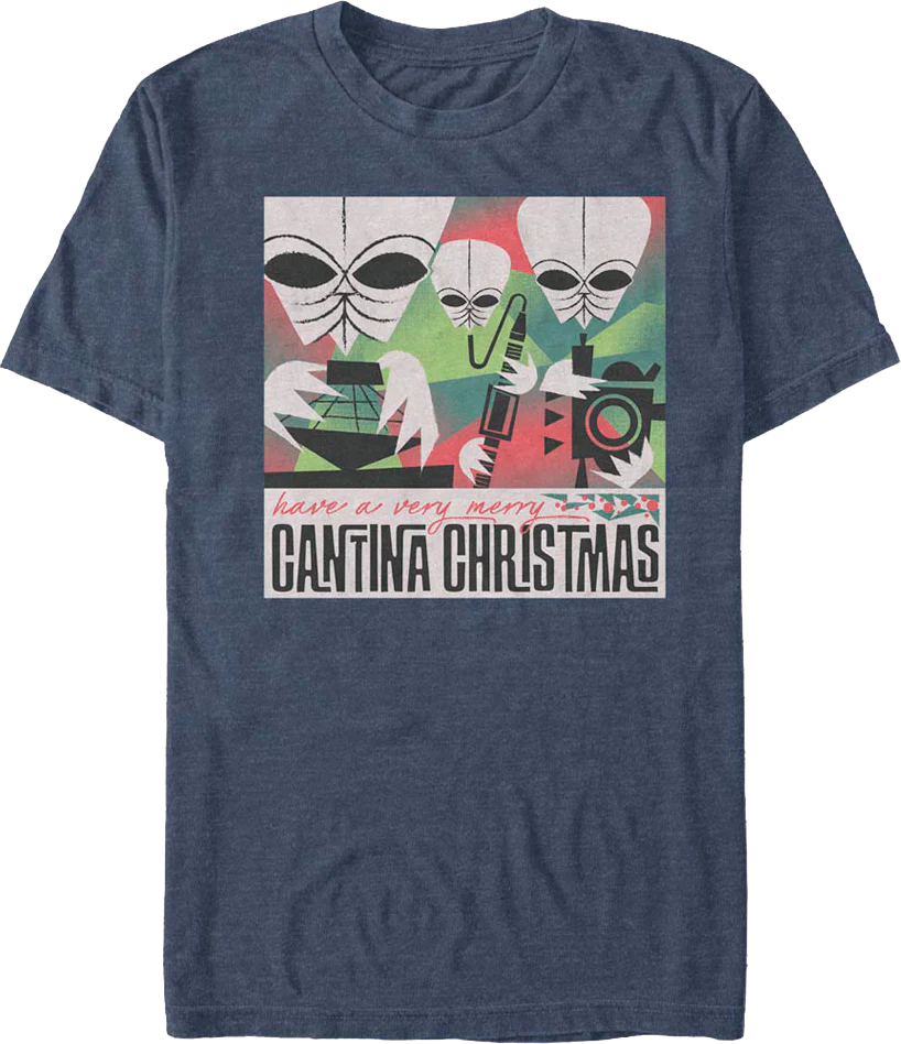 Cantina Christmas Star Wars T-Shirt