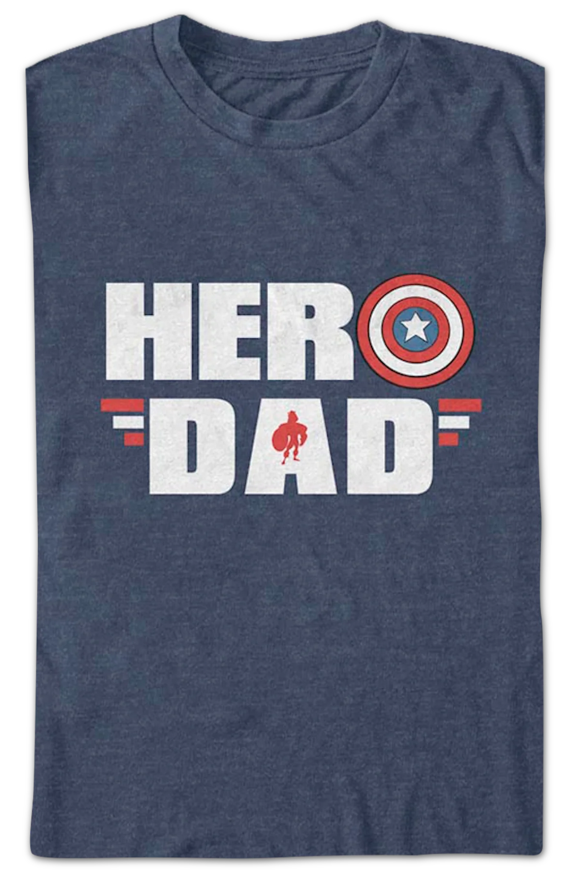 Captain America Hero Dad Marvel Comics T-Shirt - Image 2