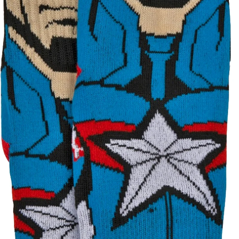 Captain America Marvel Comics Socks