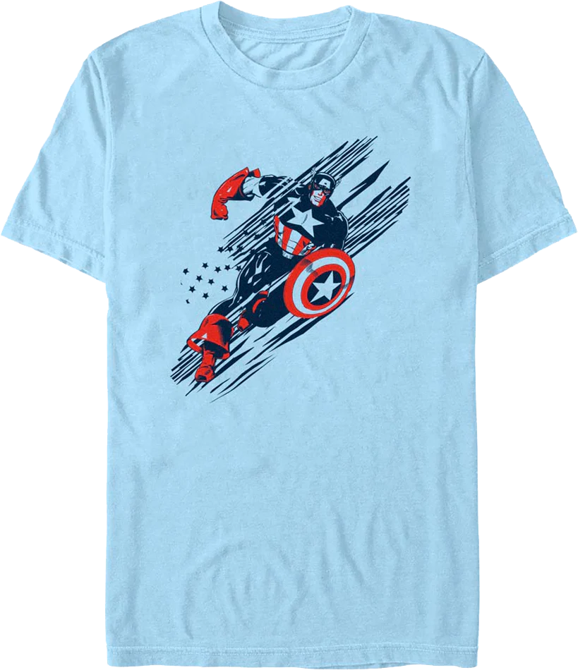 Captain America Swift Justice Marvel Comics T-Shirt