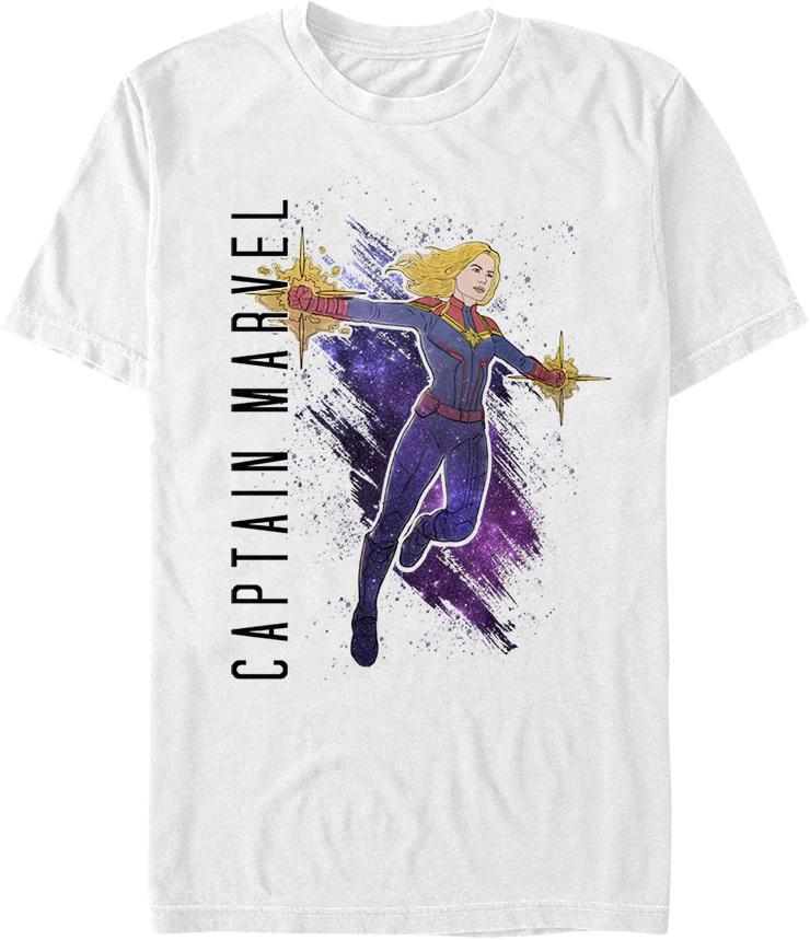 Captain Marvel Painting Avengers Endgame T-Shirt