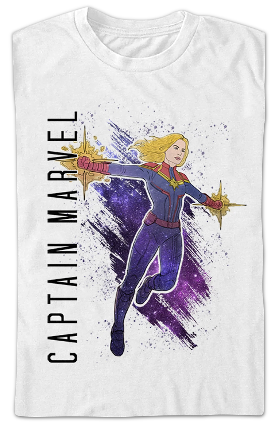 Captain Marvel Painting Avengers Endgame T-Shirt - Image 2