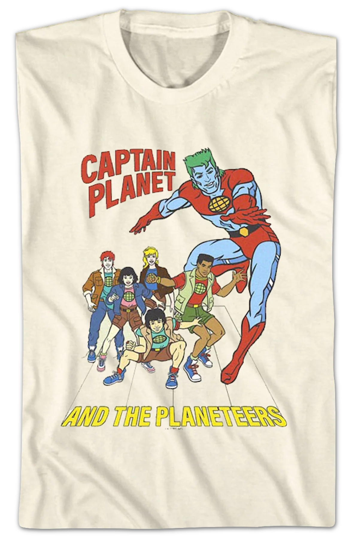Captain Planet And The Planeteers T-Shirt - Image 2