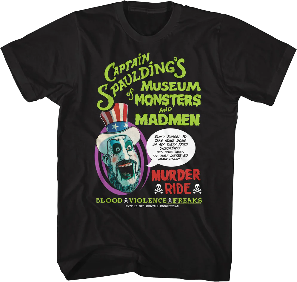 Captain Spaulding's Murder Ride House Of 1000 Corpses T-Shirt